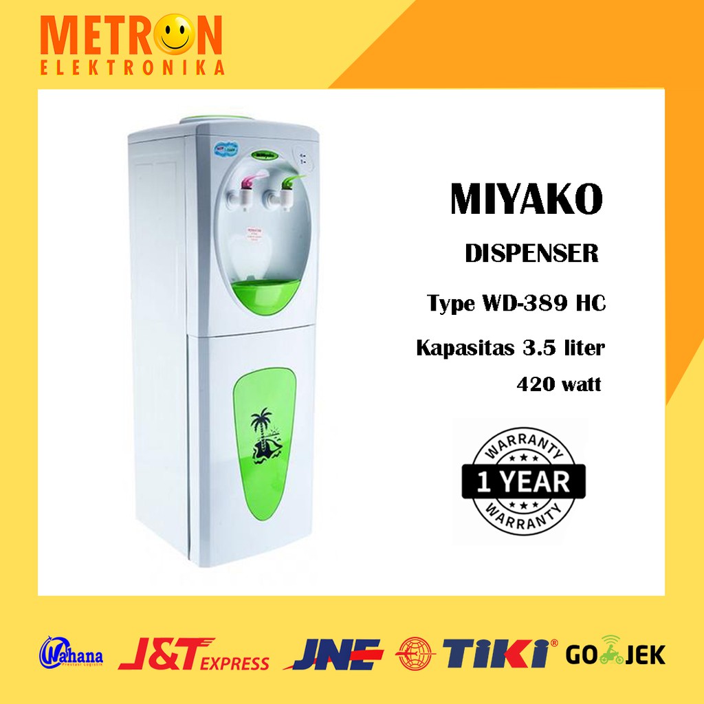 MIYAKO WD 389 HC DISPENSER DISPENCER WD389HC Shopee 