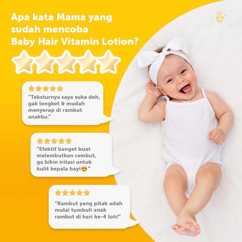 Mama Choice Baby Hair Vitamin Lotion Penumbuh Rambut Menutrisi Menghaluskan Rambut Bayi Anti Kusut