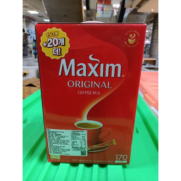 Maxim Kopi Korea Original Isi 170 Pcs