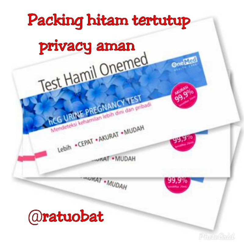 Testpack Test pack Tes hamil test kehamilan TESPEK PACKING PRIVASI AMAN ONEMED ONE MED Hcg Quick sure Testpack kehamilan instant Test kehamilan Stik stick collodial tes