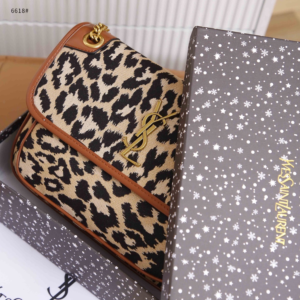 YS Medium Shoulder Bag in Leopard #6618