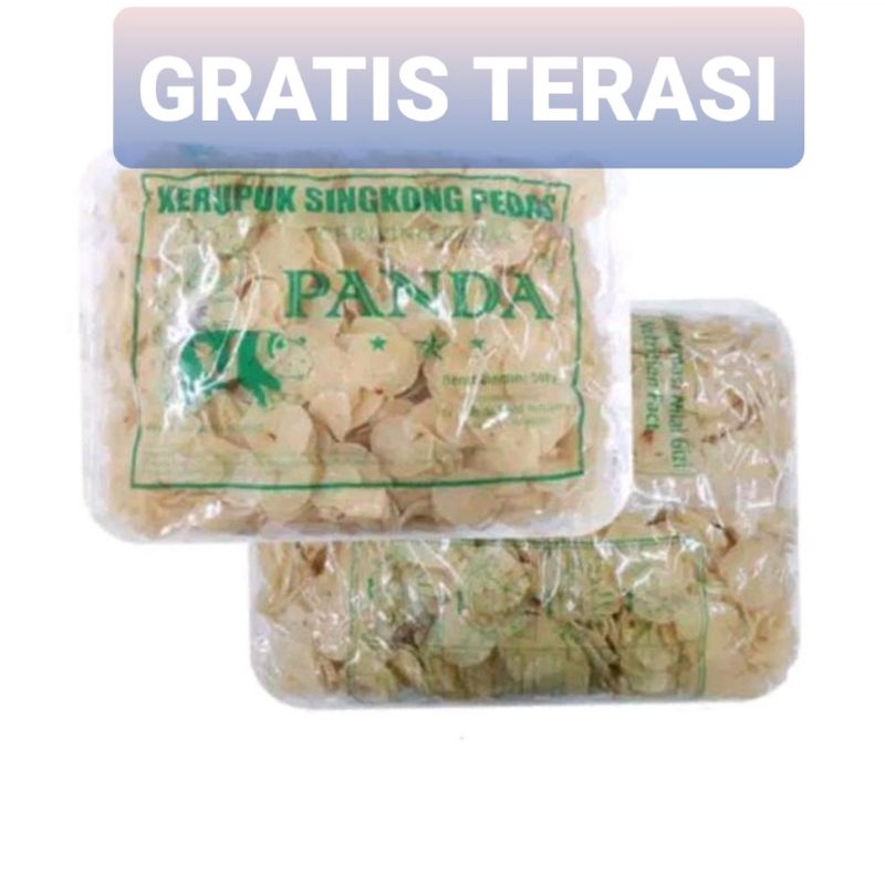 

500 Gram Opak Singkong Mini Mentah / Kerupuk Singkong Pedas 500 Gram