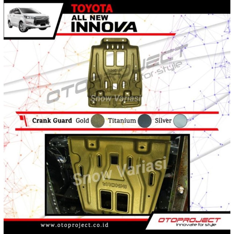 Crank Guard Cover Engine Cover Mesin Cover Bawah Mesin Innova Reborn