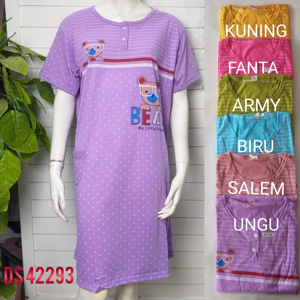 gof DS DASTER THEDDA JUMBO Pakaian Wanita Casual Santai Motif Busui Baju Tidur