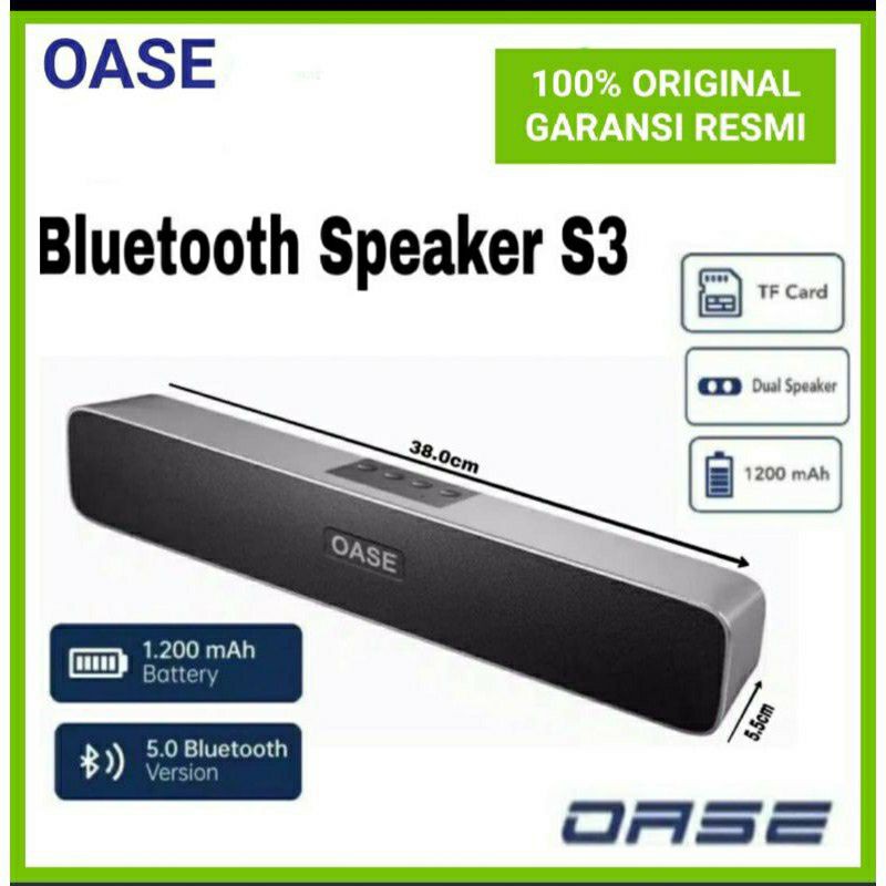 [COD] VROFFSTORE OLIKE SPEAKER BLUETOOTH S7 Speaker SoundBar Bluetooth 5.3 Long Lasting Battery