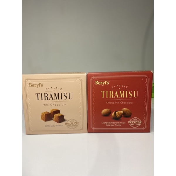 Jual Beryls Beryls Classic Tiramisu Almond Milk Chocolate Coklat Beryls Beryls Tiramisu Impor 8706