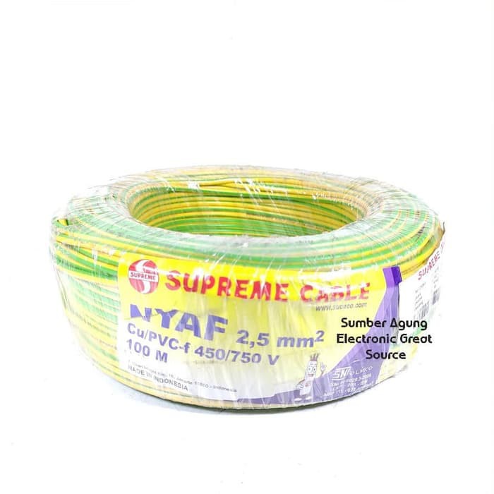 Kabel NYAF Supreme 2.5 2.5mm 100M Isi Serabut 100 Meter