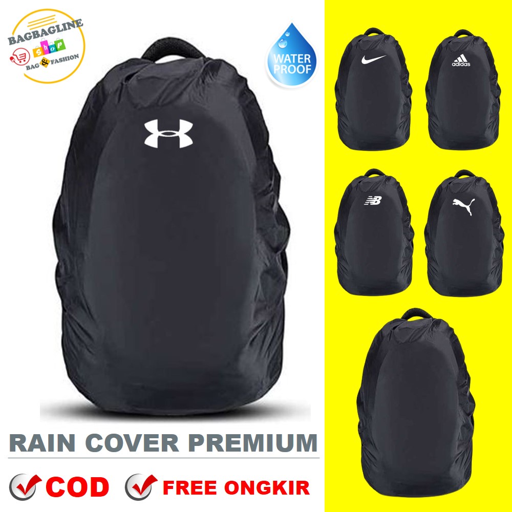 Rain Cover Bag Waterproof Pelindung Tas Ransel 15 Liter s/d 20 Liter Anti Air Distro Premium Ori