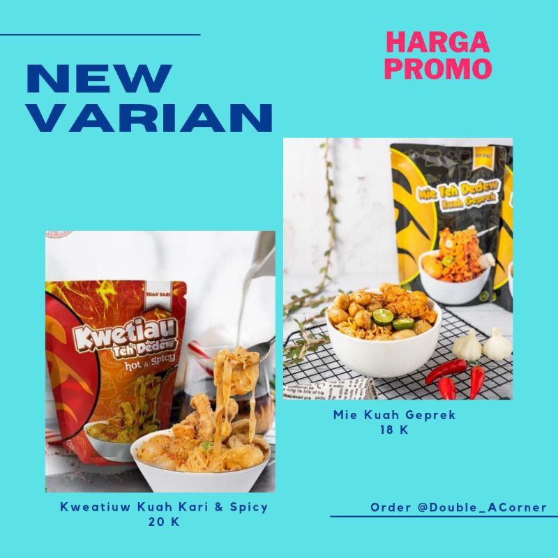 

Kwetiauw Teh Dedew Kuah Kari & Spicy