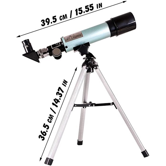 Teropong Bintang Teleskop Astronomical Telescope 50mm 60X Zoom Tripod