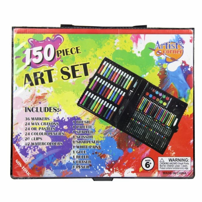 

Kusus Hari Ini Art Set - Pensil Warna Set Crayon Isi 150Pcs Promo