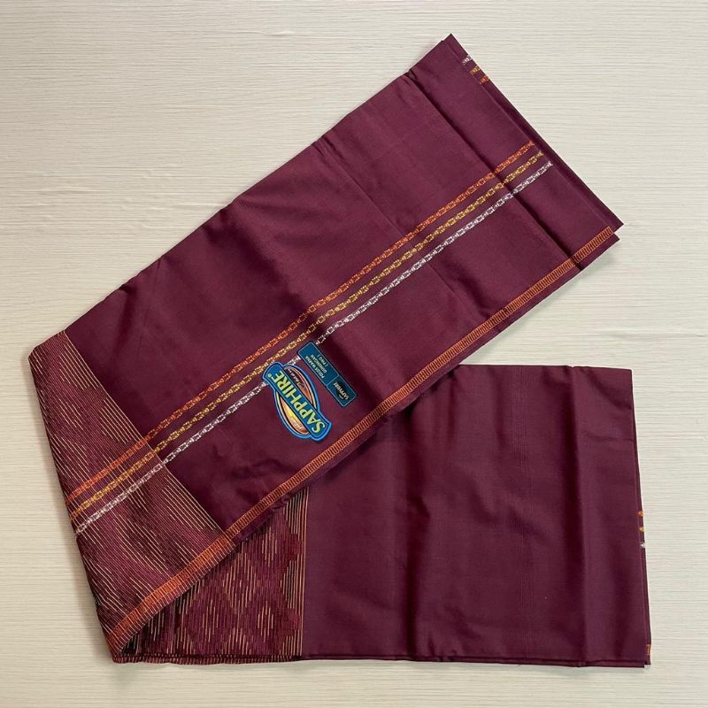 SARUNG SAPPHIRE MOTIF PULL LENGKAP VAREASI
