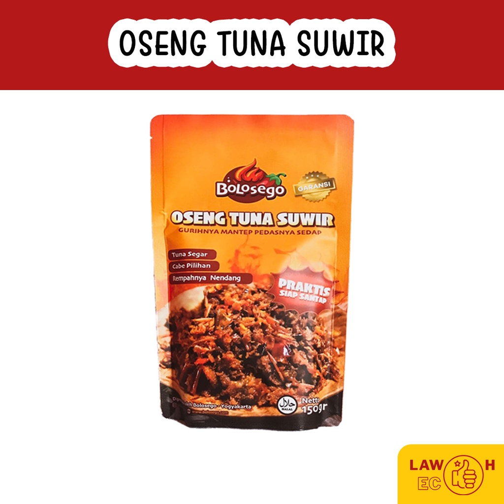 READY STOK BOLOSEGO Oseng Tuna Suwir (Level Pedas Sedang)