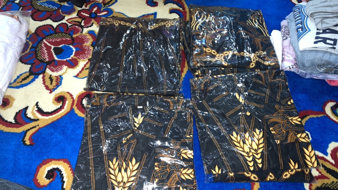 Couple Batik Gamis Syari - Batik Pekalongan Murah - Batik Primis - Batik Couple Keluarga