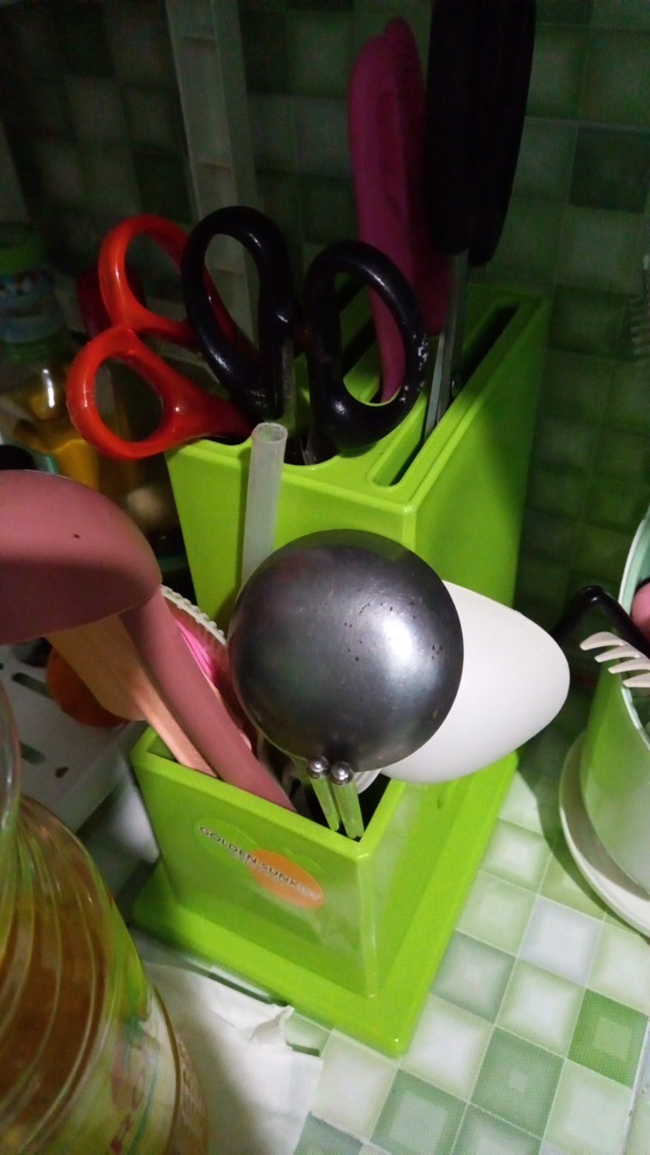 Anekahouseware Tempat Pisau Dapur Plastik Golden Sunkist Tp 1090