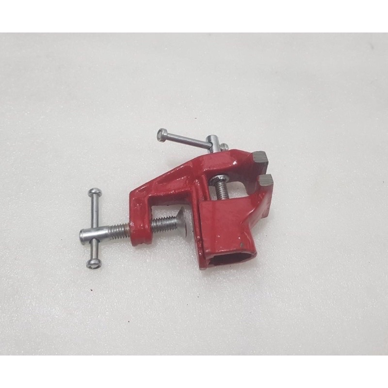 Catok meja 40mm catok crafing vice clamp mini HDT merah