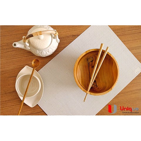 Tatakan piring warna putih / placemat murah