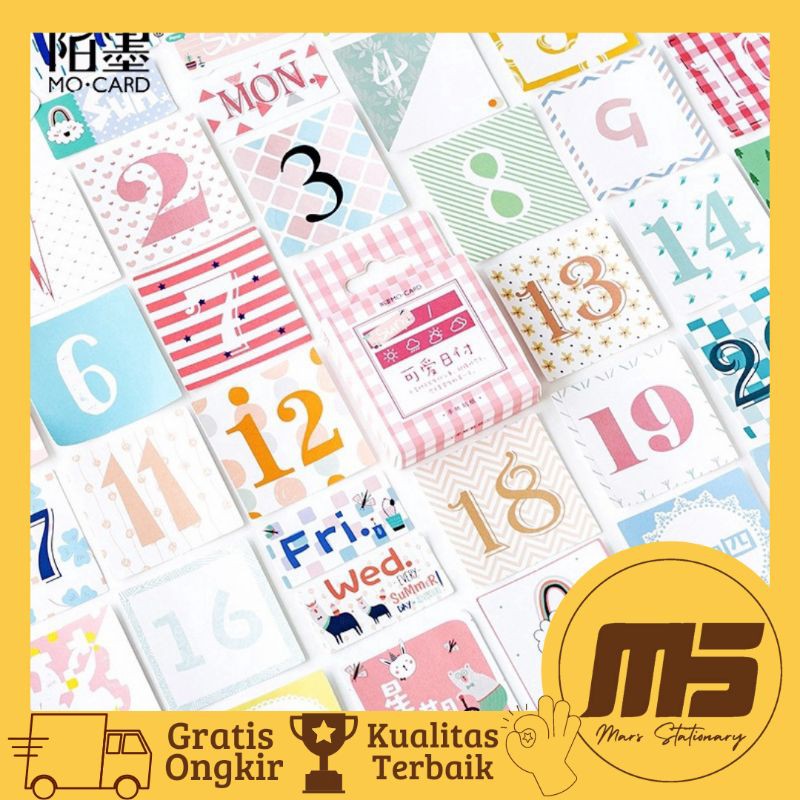 

[ 45 PCS ] Sticker Kawai Pastel Number | Stiker Nomor Estetik untuk Scrapbook Jurnal Diary