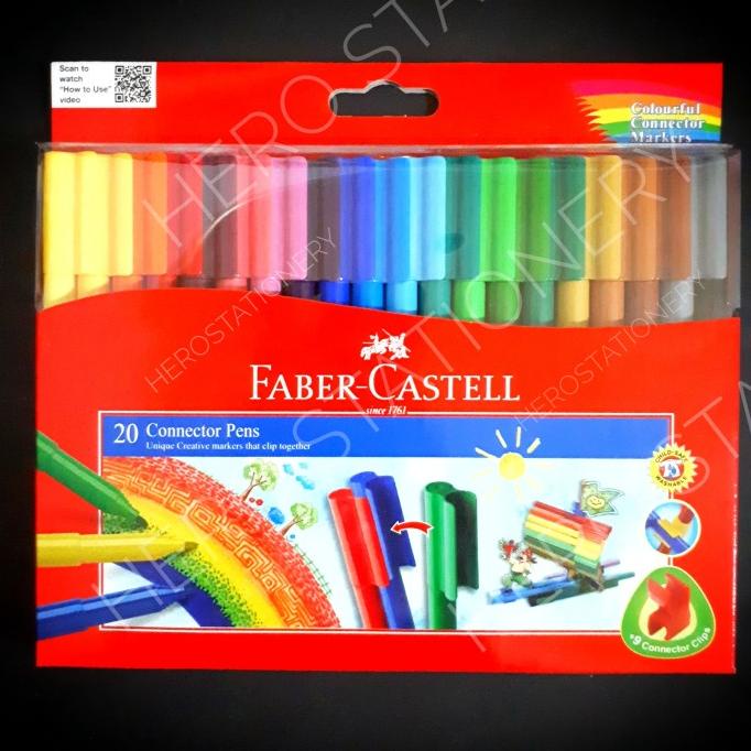 

Connector Pen Faber-Castell 20 Warna