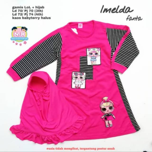 Gamis anak LOL imelda