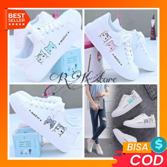 Sepatu Sneakers Wanita /  / Sepatu Lari / Sepatu Running / Sepatu Sport / Sepatu Senam / Sepatu Puti