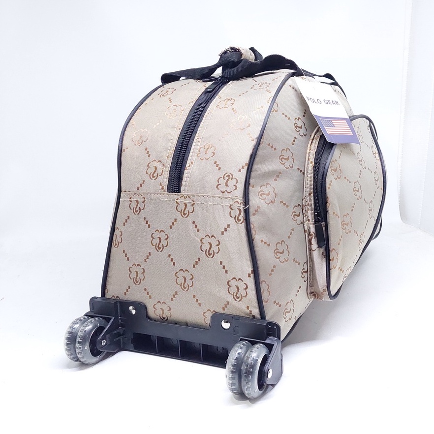 KOPER POLO GEAR TINGGI FULL MOTIF MURAH BESAR / TROLLEY TAS PAKAIAN RODA 18&quot;/ Koper Polo Gear COLORFUL MURAH/ Trolley Polo Gear ORI / TRAVEL BAG POLO RODA ORIGINAL / TAS PAKAIAN POLO GEAR RODA GANDA KABIN SIZE / TAS PAKAIAN RODA POLO GEAR TINGGI 22&quot; MURAH