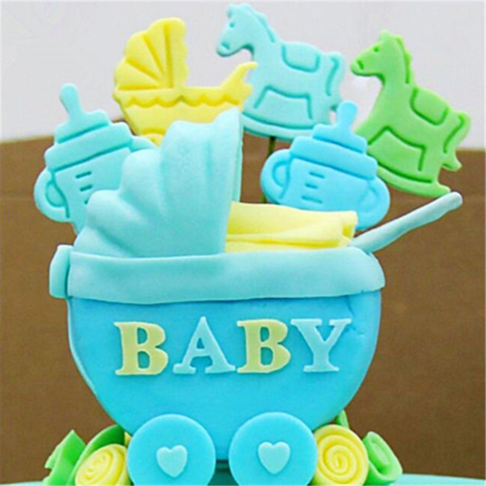 Nanas 4 Pcs Cetakan Biskuit Bayi Baru Alat Kue Dapur Dekorasi Kue Pastry Mold