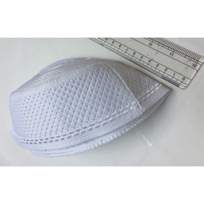 Termurah Peci Kopiah Bangladesh Bulat Putih Ada Logo Model Malaysia