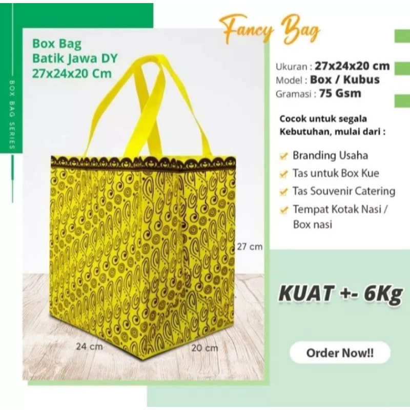 

TAS SPUNBOND BATIK 27X24X20 | TAS HAJATAN | GOODIE BAG