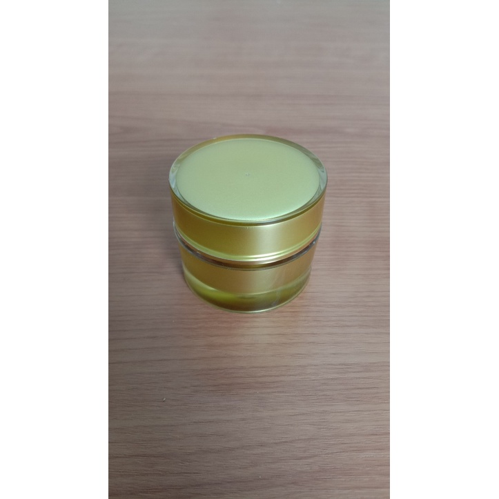 Pot Cream acrylic 10gr gold / pot akrilik 10 gr gold / pot cream impor / Pot akrilik Emas / Pot gold