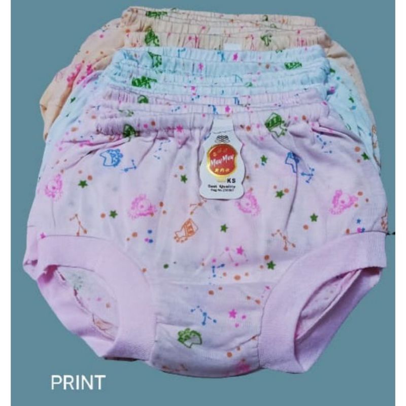 6 PCS !!! Celana pop bayi unisex 0 - 12 bln / Celana kodok bayi polos bordir full print MEY MEY