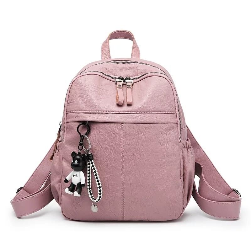 Ransel Ngantor Wanita/Tas Ransel cewe Kulit aesthetic kekinian/ransel sekolah dosen guru/backpack