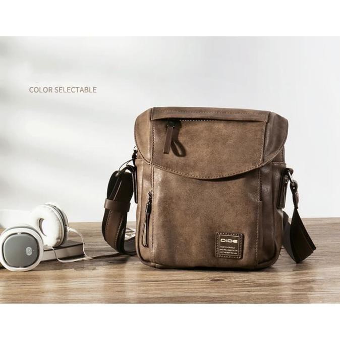 TAS SELEMPANG PRIA KULIT DIDE SHOULDER BAG EXCULUSIVE - DIDE-JG820