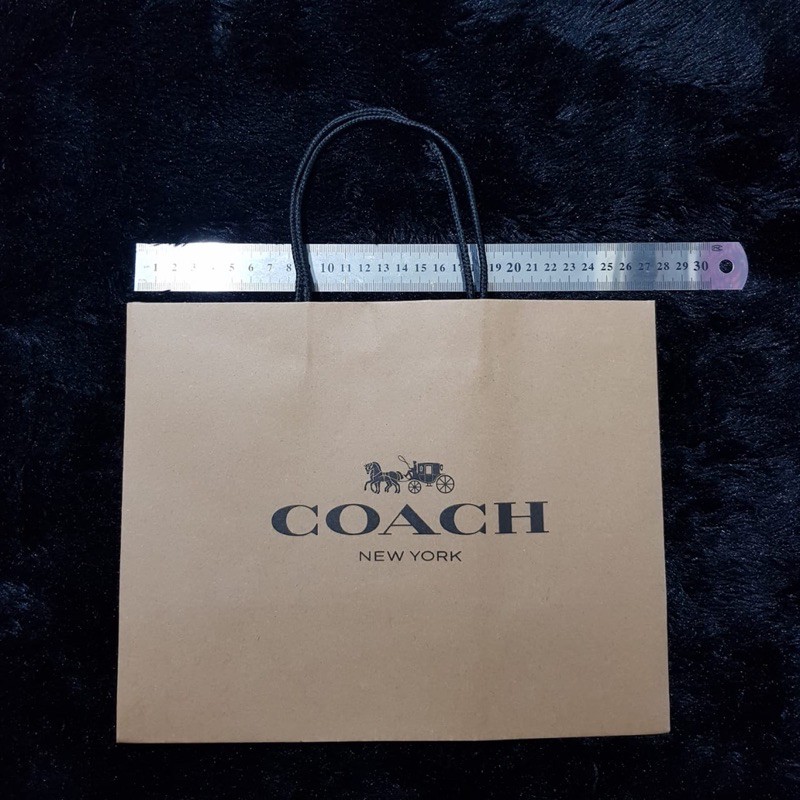 

Coach Paperbag Original From Store Size M - Brown