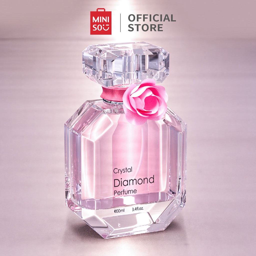 Jual Miniso Official Parfum wanita EDT Crystal Diamond Perfume 50ml