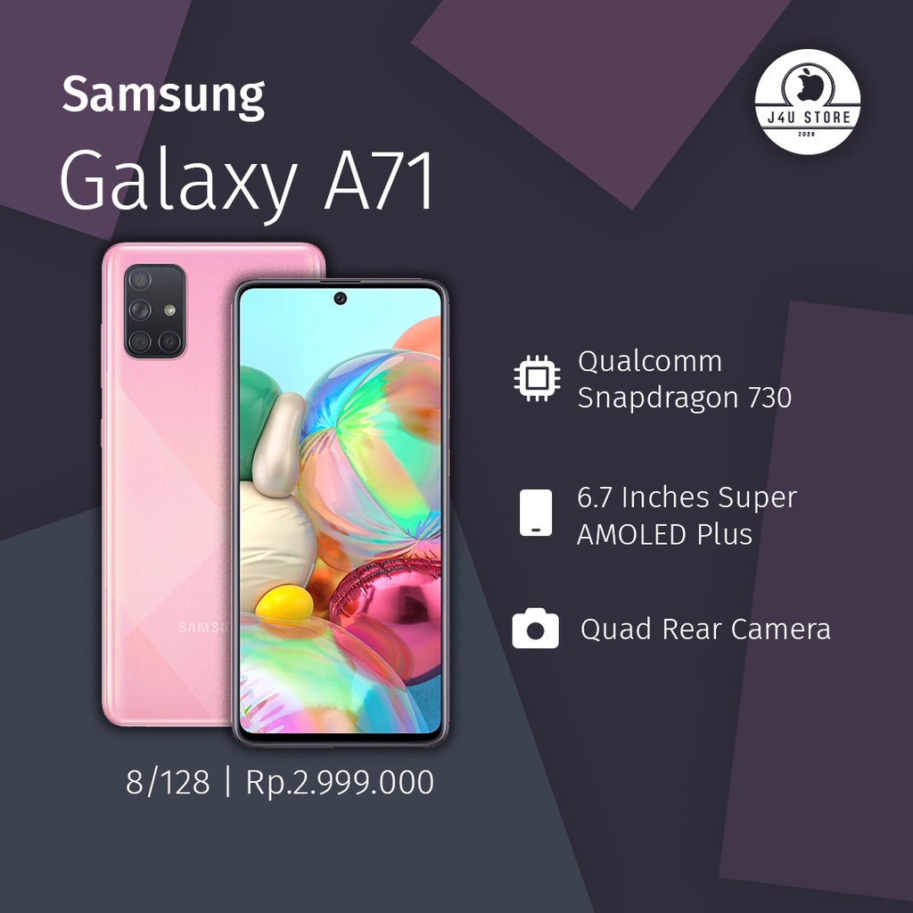 Samsung A71 8/128 Second Fullset