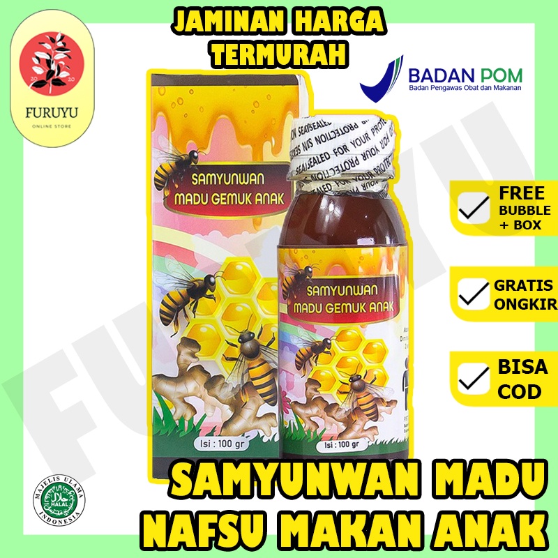 Suplemen Madu Vitamin Obat Penambah Selera Nafsu Makan Penggemuk Berat Badan Samyun Wan Samyunwan