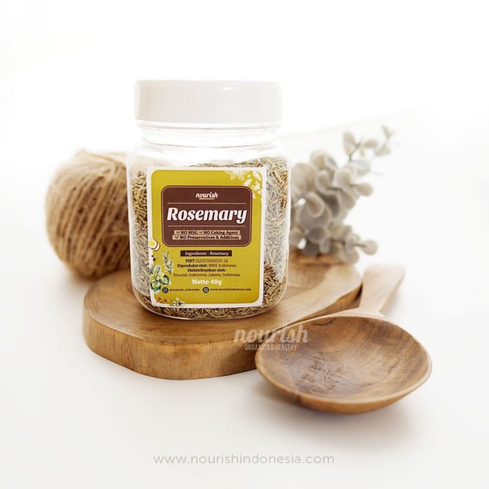 

Nourish Indonesia, Dried Rosemary 40gr