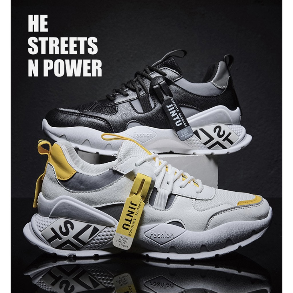 Sepatu Sneakers / Unisex Pria / Wanita Olahraga Impressive Premium Terbaru  Jintu TSL