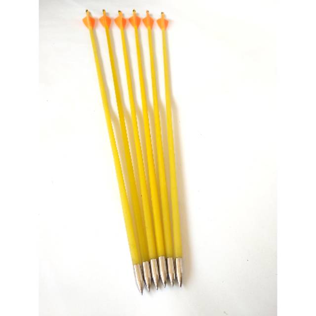 Anak panah fiber pancing arrow fiber pancing vanes karet murah awet