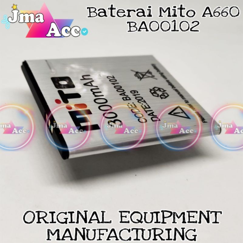 baterai Mito A600/ba00102/battery/ baterai/batre hp