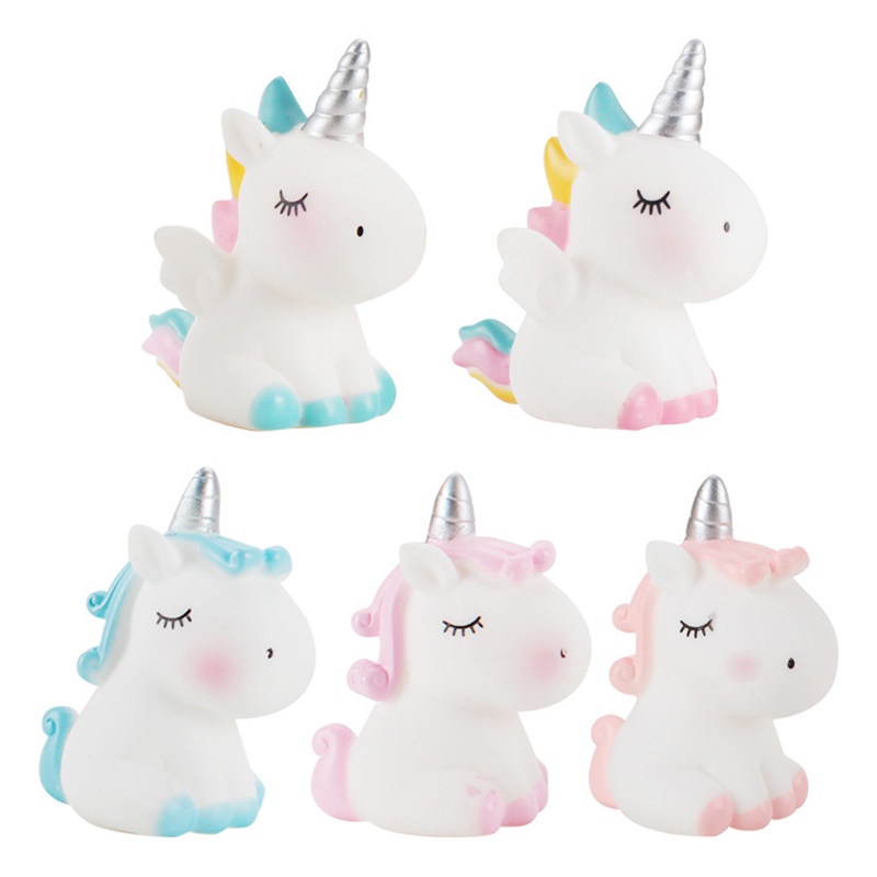 Topper Kue Desain Unicorn 1st Untuk Dekorasi Pesta Ulang Tahun Anak Perempuan