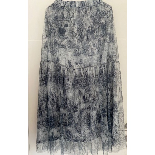 El mar minorca flowy skirt grey Benang jarum x MMEHUILLET