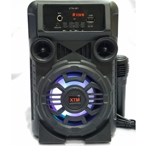 Speaker Bluetooth + MIC KARAOKE SQ2009 DUAL XTM881 8118 5 INCH SK15 Y702 S288 KDS1886 MKC668 MH36BT