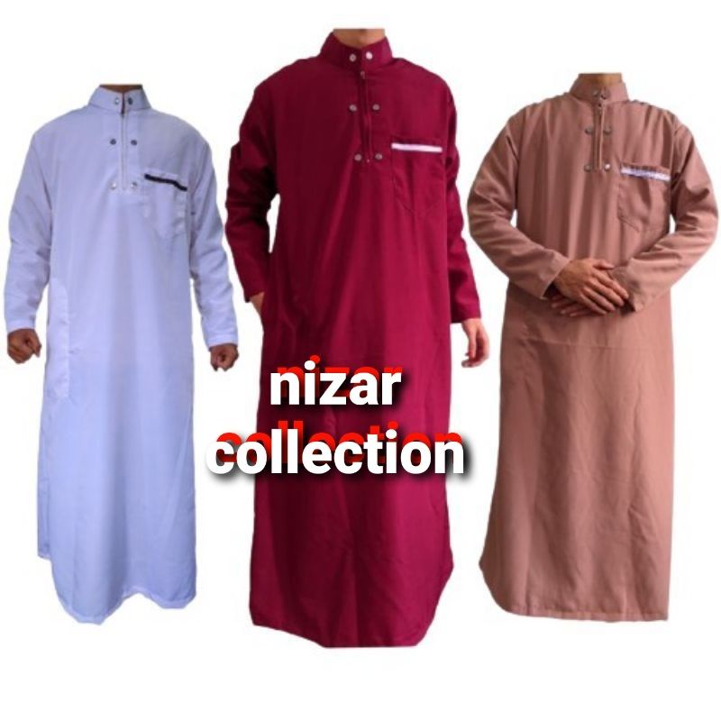 JUBAH PRIA DEWASA GAMIS PRIA DEWASA SIZE M L XL XXL