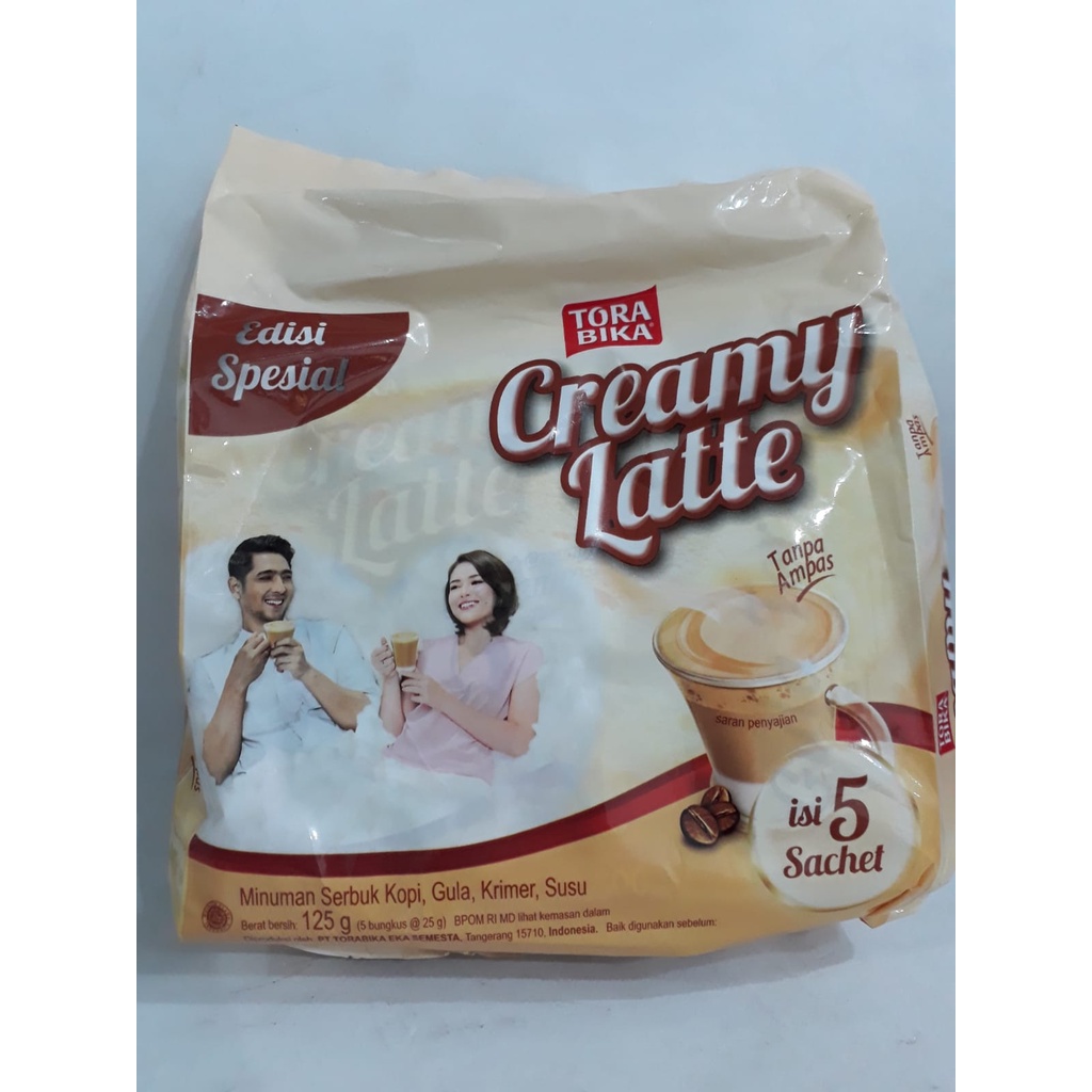 

TORABIKA CREAMY LATTE 125g (5sachet @25g)