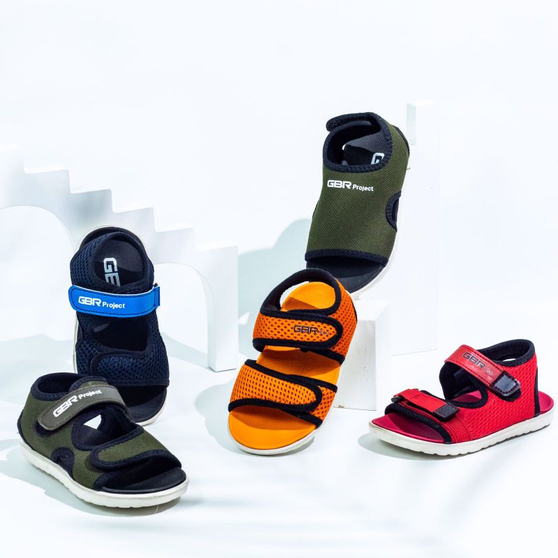 gbr kids - sepatu sandal anak kain jala ringan