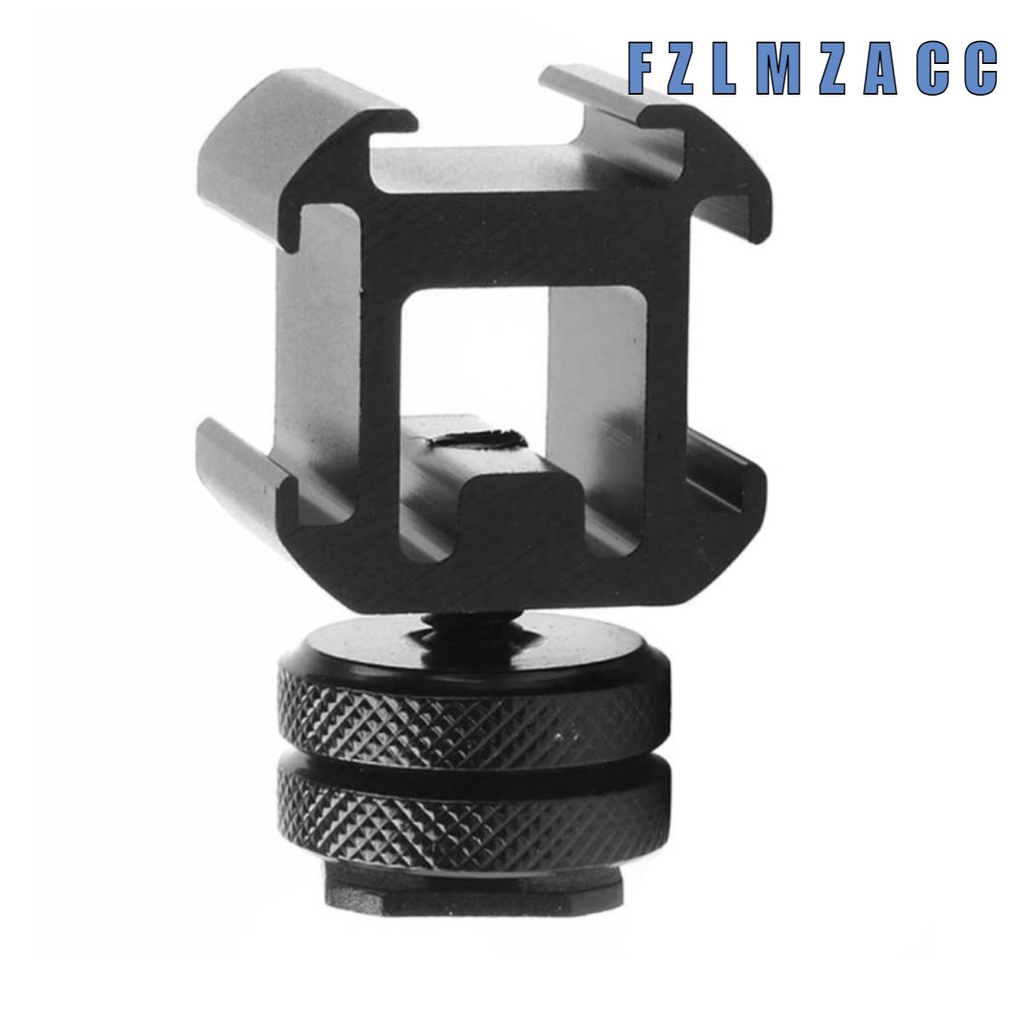 Tambahan Kamera Camera Mount Hot Shoe Three Head Extend 3 Port