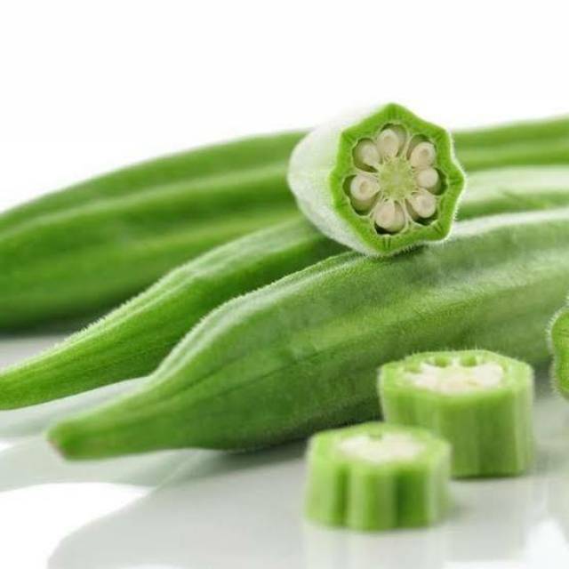 

Buah okra hijau segar 500gr