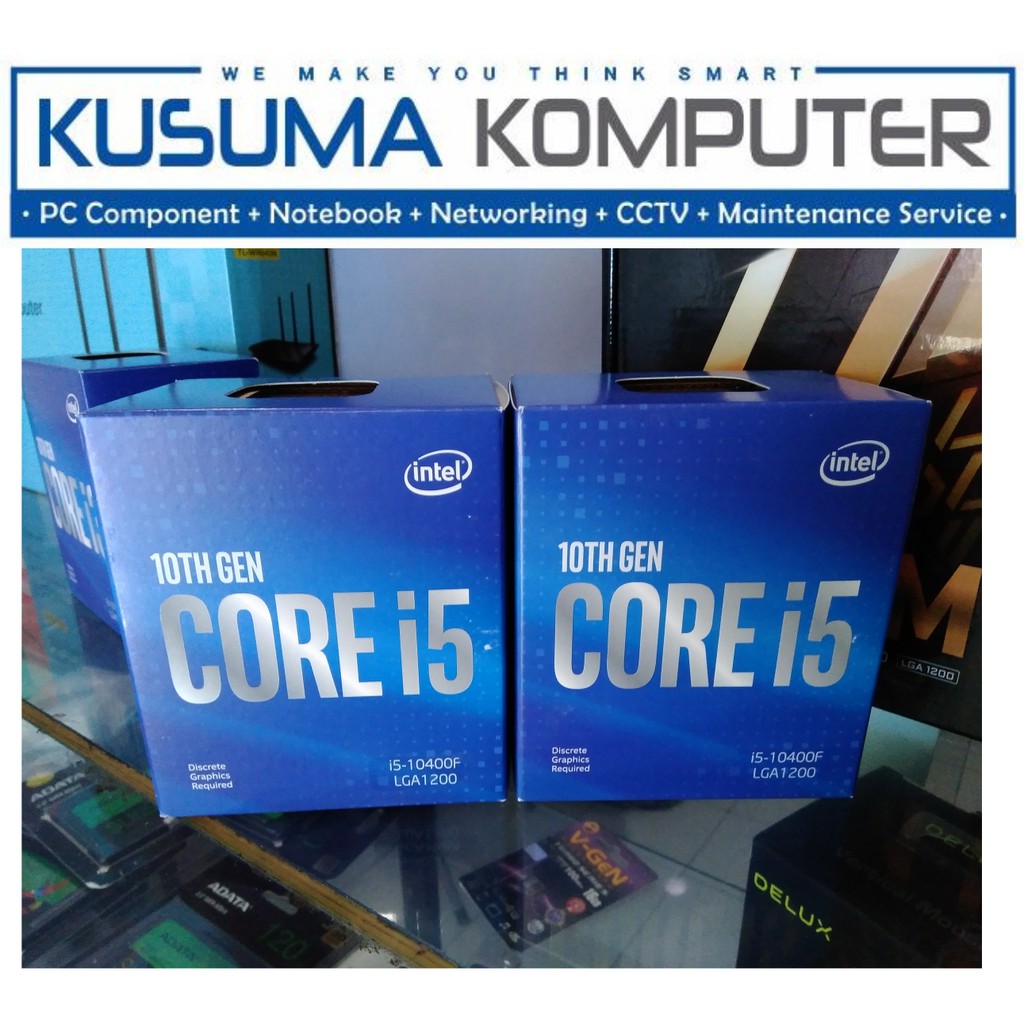 Prosesor Intel Core i5-10400F Cache 12 MB, hingga 4,30 GHz